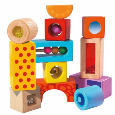 EICHHORN  Briques enfant sonores Color, bois, 12 pi&egrave;ces