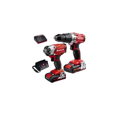 EINHELL  Kit d'outil &eacute;lectrique 18V 2.0Ah Twinpack 