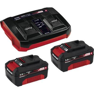 EINHELL  PXC-Starter-Kit 2x 3,0Ah & Twincharger Kit - 4512083