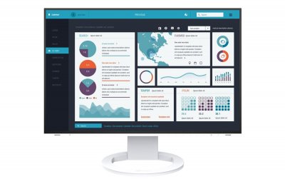 EIZO  FlexScan EV2495-WT 24.1"" LED WUXGA 5 ms Blanc