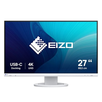 EIZO  FlexScan EV2740S 27"" LCD 4K Ultra HD 6 ms Blanc