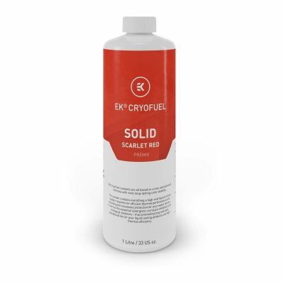 EKWB EK Water Blocks - EK-CryoFuel Solid Premix, Scarlet Rouge - 1000ml