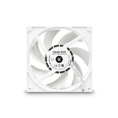 ODESTAR Ek water blocks ek-vardar evo 140er bb pwm - 2000 u/min, blanc