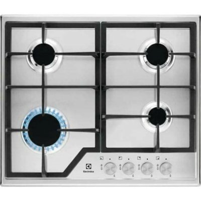 ELECTROLUX  egs6426sx plaque int&eacute;gr&eacute; cuisini&egrave;re &agrave; gaz acier inoxydable