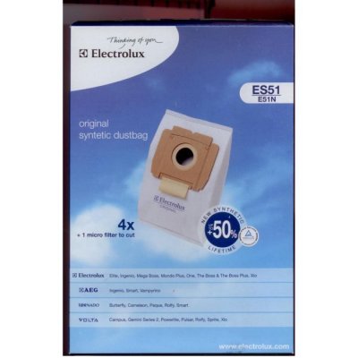 ELECTROLUX  ES51-E51N - 4 sacs  synthetic
