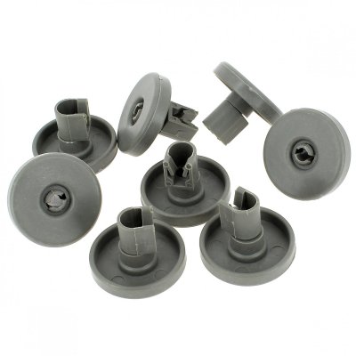 ELECTROLUX  Jeu de 8&nbsp;roulettes pour panier inf&eacute;rieur de lave-vaisselle Gris