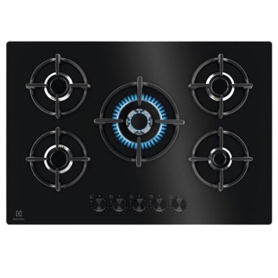 ELECTROLUX  Table de cuisson gaz 75cm 5 feux noir - EGG75372K