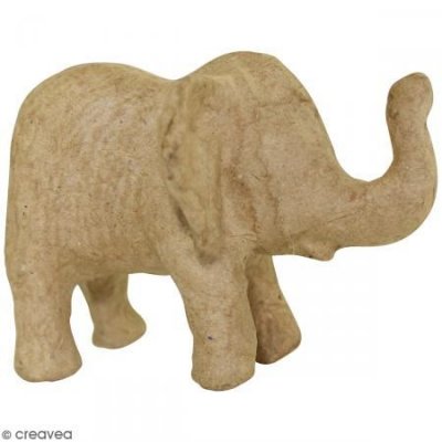  Elephanteau &agrave; d&eacute;corer - 11 x 8 x 8 cm - D&eacute;copatch - couleur variant