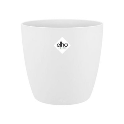 ELHO  2054314 Brussels Pot De Fleur Ronde Blanc 25 X 25 X 23 Cm