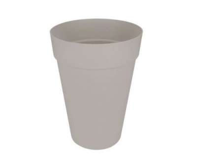 ELHO  pot de fleur haut loft urban rond - oe 35 x h 46 cm - gris chaud
