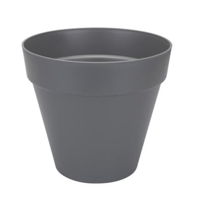 ELHO  pot de fleur rond - 50 cm - gris anthracite