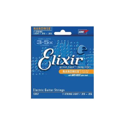 ELIXIR  12057 Nanoweb Jeu De 7 Cordes Pour Guitare &Eacute;lectrique