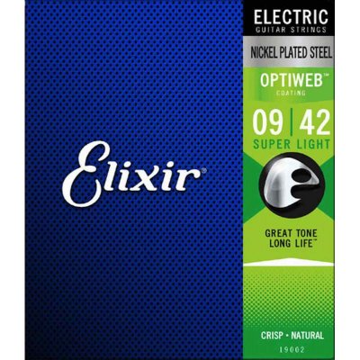 ELIXIR  Optiweb 19002 - Jeu de cordes guitare &eacute;lectrique 09-42