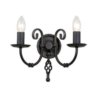 ELSTEAD LIGHTING Elstead - Feuille murale Artisan 2XE14 h: 18.5 l: 15 b: 30