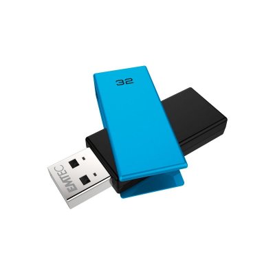 EMTEC  C350 Brick 2.0 - Cl&eacute; USB - 32 Go - USB 2.0 - bleu