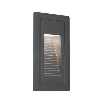 PAULMANN Encastr&eacute; mur 230V ext&eacute;rieur High 2W IP44 3000K 103x58 aluminium