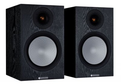 MONITOR AUDIO Enceinte biblioth&egrave;que  Silver 100 7G Ch&ecirc;ne noir Vendue par paire