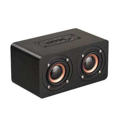 YONIS Enceinte Bluetooth 4.2 Subwoofer Mains Libres Radio FM AUX MP3 SD + SD 16Go Noir