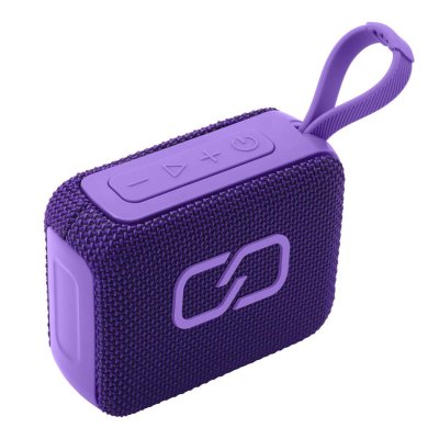LEDWOOD Enceinte Bluetooth 5.3 Portable 5W Splash Proof IPX4 Autonomie 16H XS40 Violet