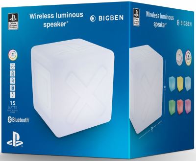 BIGBEN Enceinte Bluetooth&reg; Cube Sony lumineux  Audio - Neuf