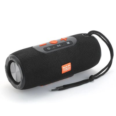 YONIS Enceinte Bluetooth HiFi Portable TWS Son Clair Radio FM Lecture TF USB Rouge 