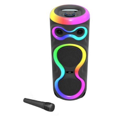 INOVALLEY Enceinte bluetooth - HP360 - Bluetooth V5.0 - 100 W - Noir - Neuf