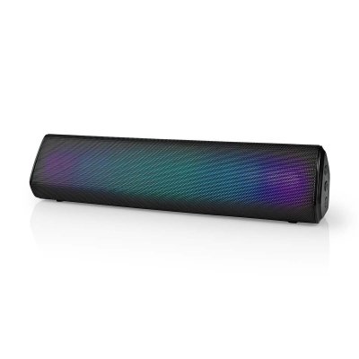  Enceinte bluetooth led 18w-2x 9w-jumelable Nedis SPBT2006BK