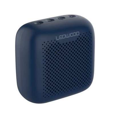 LEDWOOD Enceinte Bluetooth  Robuste Bleu