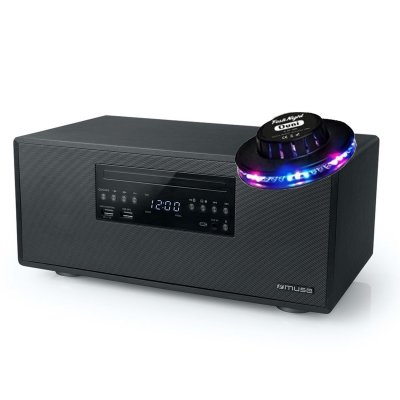 MUSE Enceinte Bluetooth -  - M-692BTC - 60W - Radio FM - Lecteur CD - Lumi&egrave;re OVNI 