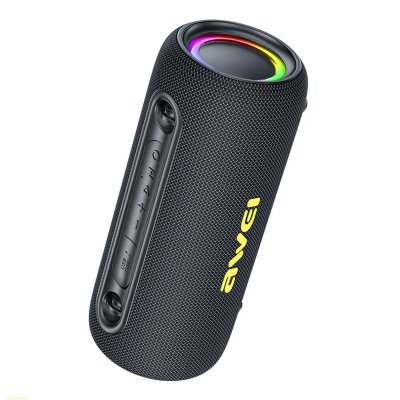 YONIS Enceinte Bluetooth Portable &Eacute;tanche Puissante Avec Lumi&egrave;res Rgb Et Longue Autonomie 