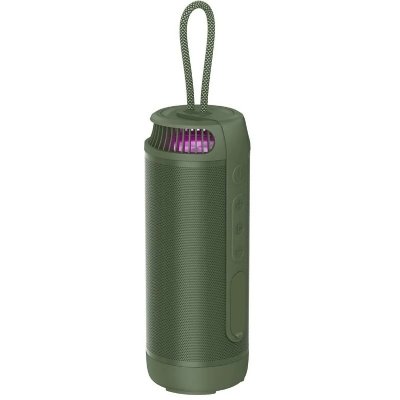 YONIS Enceinte bluetooth portable waterproof 14w stereo avec basses renforc&eacute;es et autonomie 6h vert  