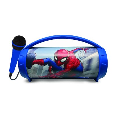 LEXIBOOK Enceinte Bluetooth&reg; Sans-Fil Lumineuse avec Micro Spider-Man 