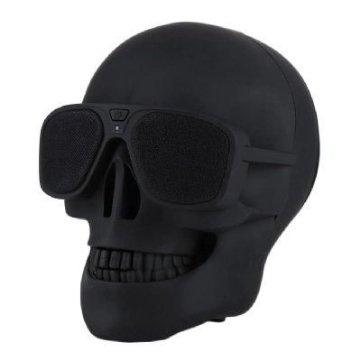 YONIS Enceinte Bluetooth Skull Design Son HD Pour Smartphones Compatibilit&eacute; Universell