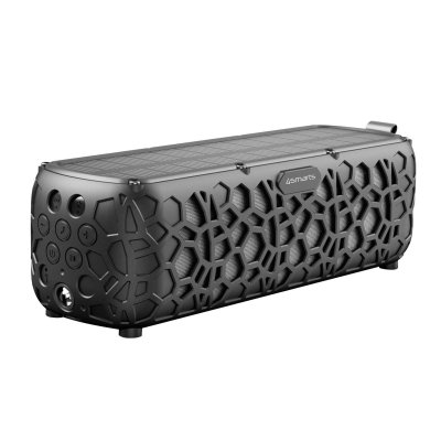  Enceinte Bluetooth Solaire Haut-parleurs 10w Certifi&eacute; Ipx6 Led 4smarts Noir