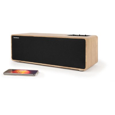 THOMSON Enceinte bluetooth&nbsp;-  - Bois et noir