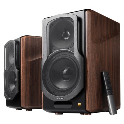 EDIFIER Enceinte connect&eacute;e Hifi  S2000 MKIII Bois vendues par paire