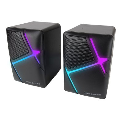 MARS GAMING Enceinte - MS-H - MS-H Noir - 10 W - Filaire - RGB Flow