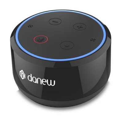 DANEW Enceinte sans fil HE-MINI Home-Fi + Ampoule et T&eacute;l&eacute;commande universelle connect&eacute;es