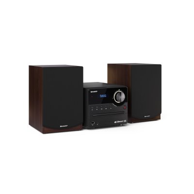 SHARP Enceinte Sans Fil XL-B517D(BR) Bluetooth 45W 240V Avec Radio Dab Bois