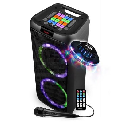 FESTISOUND Enceinte Sonorisation -  - SUNSET 208 - 600W - Bluetooth USB - LED RVB