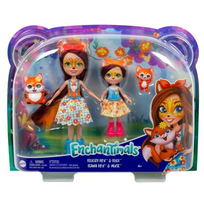 ENCHANTIMALS  - Felicity Renard Et Petite Soeur - Poup&eacute;e