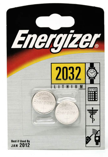 ENERGIZER  2 piles Lithium CR2032
