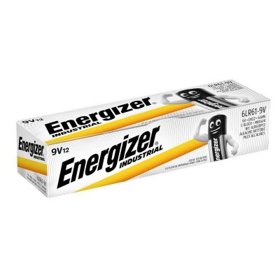 ENERGIZER  - Industrial 6LR61 Pile 6LR61 (9V) alcaline(s) 9 v 12 pc(s)