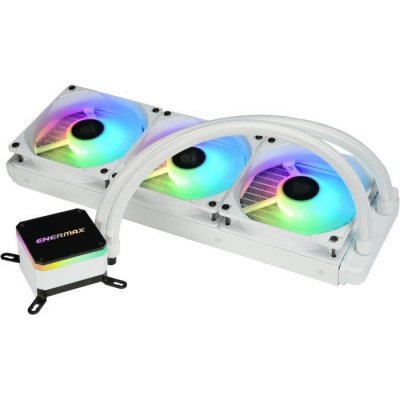 ENERMAX  ventilateur processeur liqmax iii argb 360 - blanc