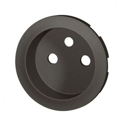 LEGRAND Enjoliveur C&eacute;liane - prise 2P+T standard - Graphite - non affleurant