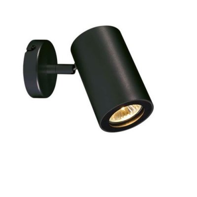 SLV MORE THAN LIGHT Enola_b Spot 1, Applique Et Plafonnier, Noir, Gu10, Max. 50w