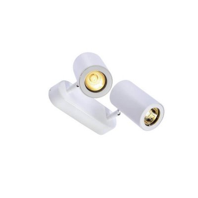 SLV Enola_b Spot 2, Applique Et Plafonnier, Blanc, Gu10, Max. 2x50w