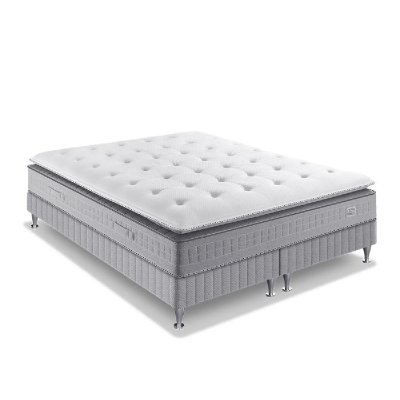 SIMMONS Ensemble 160 x 200 matelas H29 ressort ensach&eacute;s, ferme, 2 sommiers