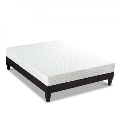  Ensemble 90x190 Matelas + Sommier Bois
