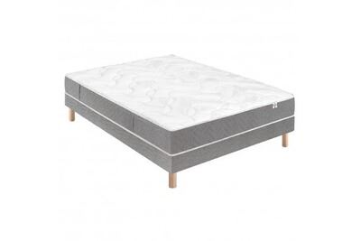 DOUCES NUITS Ensemble cicareve - 667 ressorts ensach&eacute;s + sommier base morpho 140x190